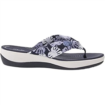 Chanclas Mujer Clarks Arla Glison De Tejido Floral Azul