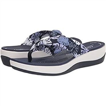 Chanclas Mujer Clarks Arla Glison De Tejido Floral Azul