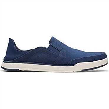 Mocasines Clarks Step Isle Row Para Hombre De Lona Azul Marino De Lona Azul Marino