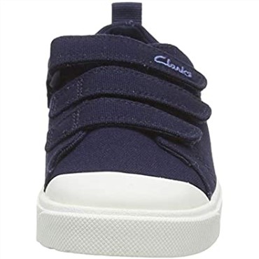 Azul Lona Azul Marino Lona Azul Marino Clarks Zapatillas Unisex Niño City Vibe K Bajas