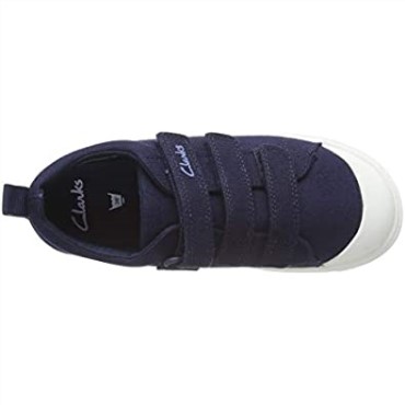 Azul Lona Azul Marino Lona Azul Marino Clarks Zapatillas Unisex Niño City Vibe K Bajas