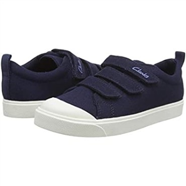 Azul Lona Azul Marino Lona Azul Marino Clarks Zapatillas Unisex Niño City Vibe K Bajas