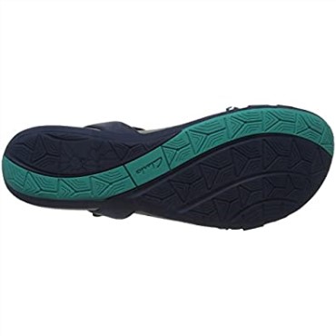 Azul Marino Clarks Mujer Tea Lite Grace Cuña Tacones Sandalias
