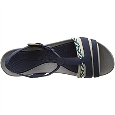 Azul Marino Clarks Mujer Tea Lite Grace Cuña Tacones Sandalias