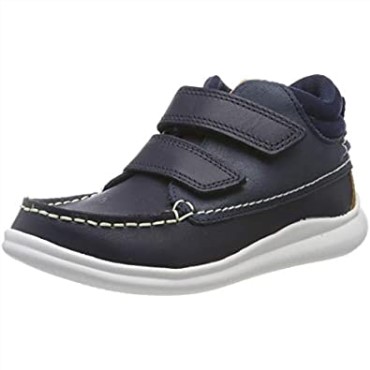 Azul Marino Cuero Azul Marino Cuero Zapatillas De Niño Cloud Air K Hi-top Niño Clarks