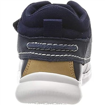 Azul Marino Cuero Azul Marino Cuero Zapatillas De Niño Cloud Air K Hi-top Niño Clarks