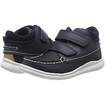 Azul Marino Cuero Azul Marino Cuero Zapatillas De Niño Cloud Air K Hi-top Niño Clarks