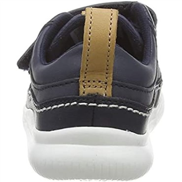 Azul Marino Cuero Azul Marino Cuero Clarks Boy's Scape Street Y Brogues