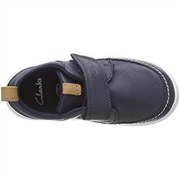 Azul Marino Cuero Azul Marino Cuero Clarks Boy's Scape Street Y Brogues