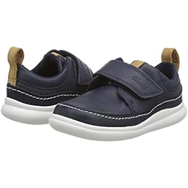 Azul Marino Cuero Azul Marino Cuero Clarks Boy's Scape Street Y Brogues