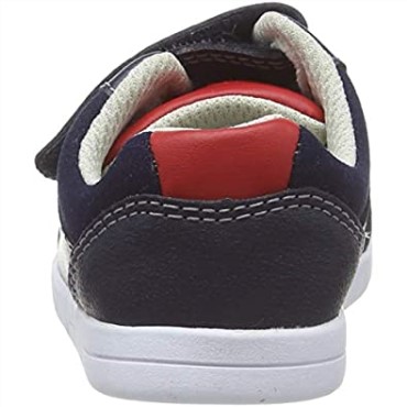 Azul Marino Cuero Azul Marino Cuero Clarks Emery Sky T Zapatillas Bajas Niño