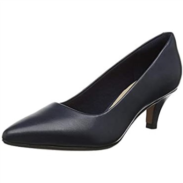 Zapato De Salón Linvale Jerica De Mujer En Piel Azul Marino Clarks
