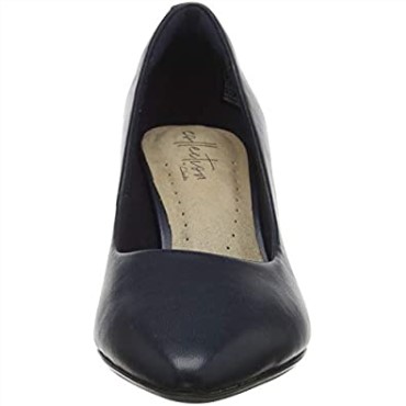Zapato De Salón Linvale Jerica De Mujer En Piel Azul Marino Clarks
