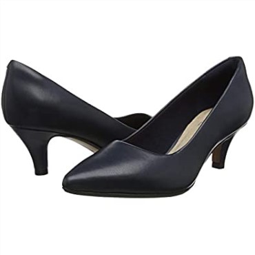 Zapato De Salón Linvale Jerica De Mujer En Piel Azul Marino Clarks