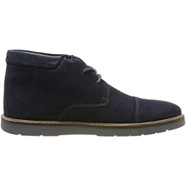Azul Marino Gamuza Azul Marino Gamuza Clarks Hombres Grandtop Botas Clásicas
