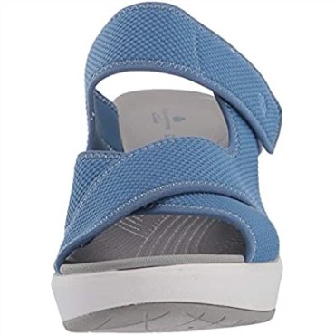 Sandalia Mujer Clarks Step Cali Bay Textil Azul