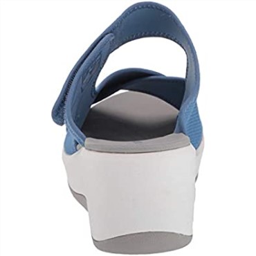 Sandalia Mujer Clarks Step Cali Bay Textil Azul