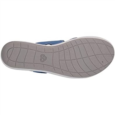 Sandalia Mujer Clarks Step Cali Bay Textil Azul