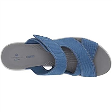 Sandalia Mujer Clarks Step Cali Bay Textil Azul