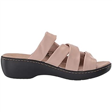 Sandalia De Mujer Clarks Delana Jazz De Cuero Rubor
