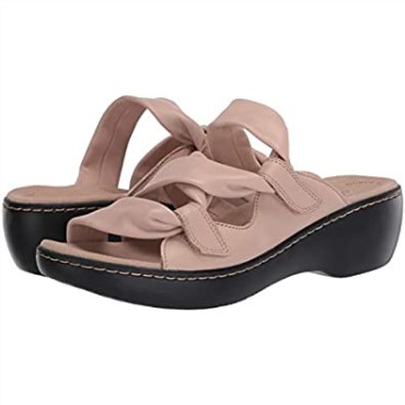 Sandalia De Mujer Clarks Delana Jazz De Cuero Rubor