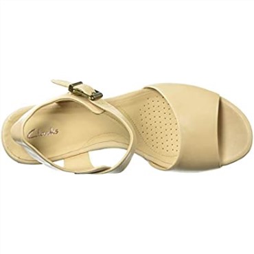 Blush Cuero Mujer Maritsa Janna Cuña Sandalia Clarks