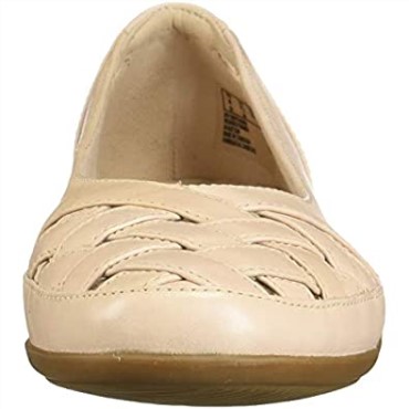 Mocasines De Mujer De Cuero Rosa Rubor Gracelmaze Flat Clarks