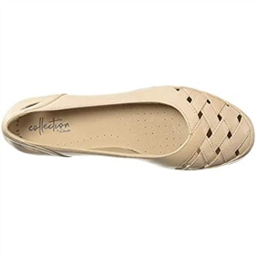 Mocasines De Mujer De Cuero Rosa Rubor Gracelmaze Flat Clarks