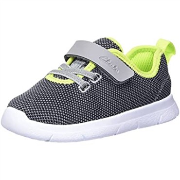 Zapatilla Niño Ath Weave T Clarks Gris Combi