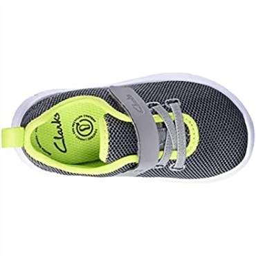 Zapatilla Niño Ath Weave T Clarks Gris Combi