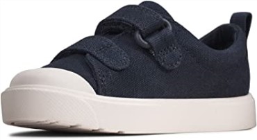 Zapatilla Niño City Bright T Sneaker Clarks Navy Canvas