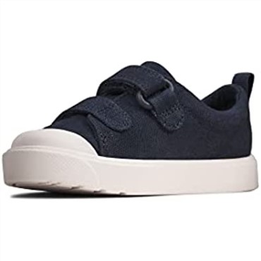 Zapatilla Niño City Bright T Sneaker Clarks Navy Canvas