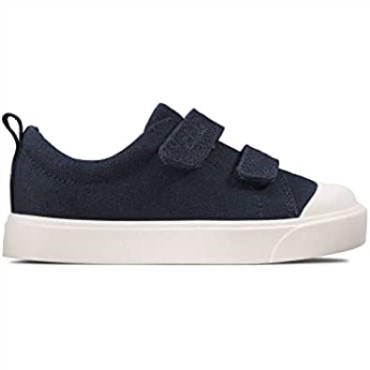 Zapatilla Niño City Bright T Sneaker Clarks Navy Canvas