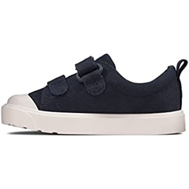 Zapatilla Niño City Bright T Sneaker Clarks Navy Canvas