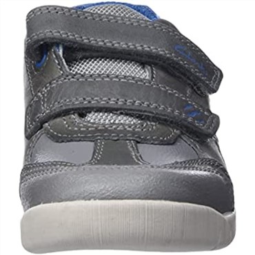 Zapatilla Niño Rex Play K Gris Azul Clarks