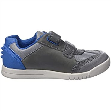 Zapatilla Niño Rex Play K Gris Azul Clarks