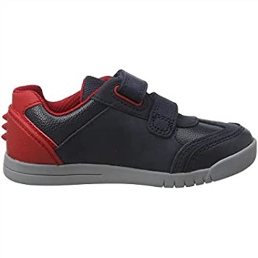Zapatilla Niño Rex Play T Clarks Azul Marino Rojo