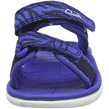 Sandalia Niño Surf Tide T Azul Marino Combi Clarks