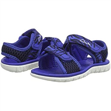 Sandalia Niño Surf Tide T Azul Marino Combi Clarks