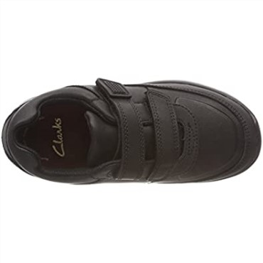 Derbys De Paseo De Aventura Para Niños Niño Clarks Negro