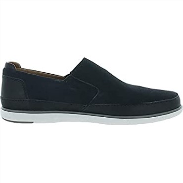 Bratton Step Dark Sand Suede/leather Combi Navy Combi Clarks