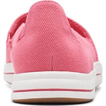 Mocasines Clarks De Lona Color Coral Brillante Para Mujer