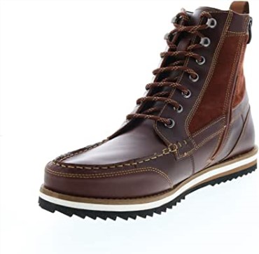 Botas De Hombre Durston Hola Con Forro Cálido De Cuero Tostado Británico Clarks