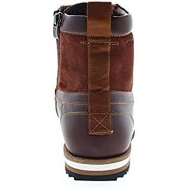 Botas De Hombre Durston Hola Con Forro Cálido De Cuero Tostado Británico Clarks