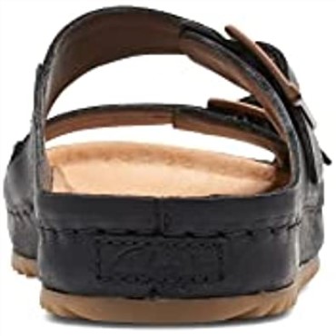 Sandalias Brookleigh Sun De Cuero Negro Clarks