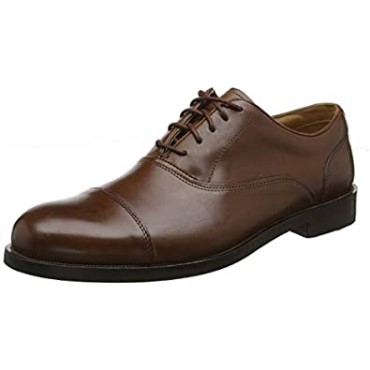 Derby Clarks Coling Boss De Cuero Marrón Británico Para Hombre