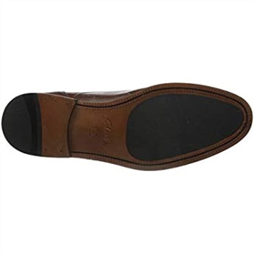 Derby Clarks Coling Boss De Cuero Marrón Británico Para Hombre