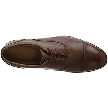 Derby Clarks Coling Boss De Cuero Marrón Británico Para Hombre