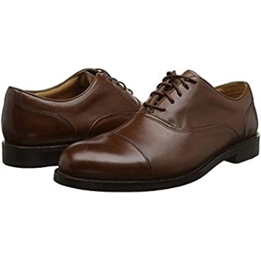 Derby Clarks Coling Boss De Cuero Marrón Británico Para Hombre
