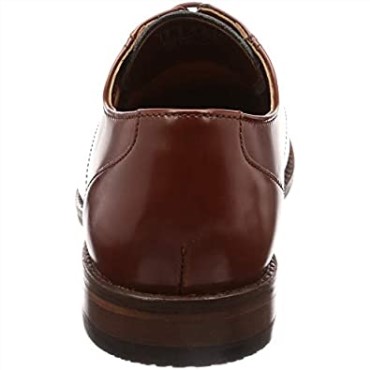 Derbys Clarks Edward Pla De Cuero Marrón Británico Para Hombre